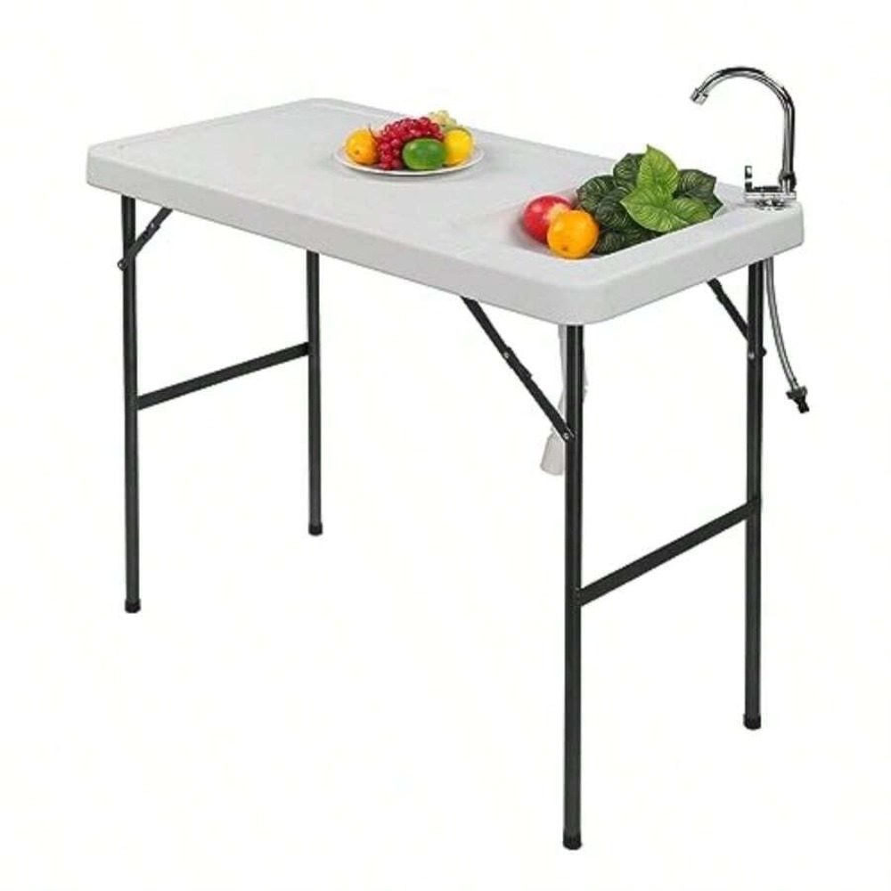 45 Inch Outdoor Picnic Table R - Outdoor Hunting Table recension och pris