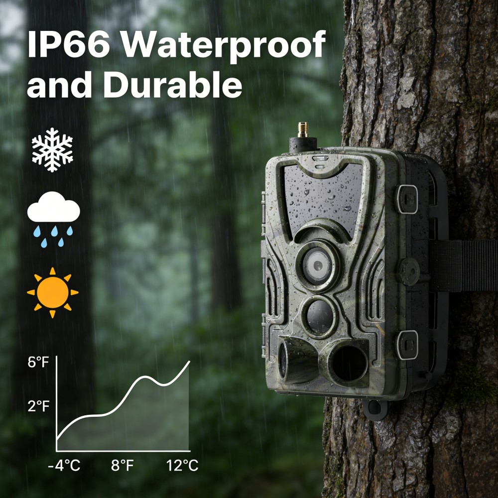 4G 4K 120MP Live Video 5000mAh - Outdoor Hunting Video Camera recension och pris