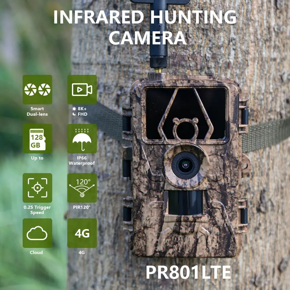 1Pcs HD8K Infrared Camera For  - Outdoor Hunting Video Camera recension och pris