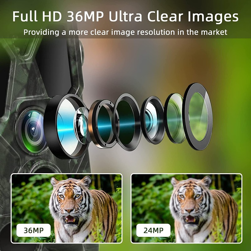 Outdoor Wildlife Camera 4K 36M - Outdoor Hunting Video Camera recension och pris