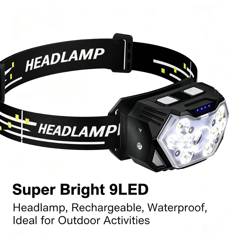 High Bright LED Headlamp Type- - Hunting Outdoor Jobs recension och pris