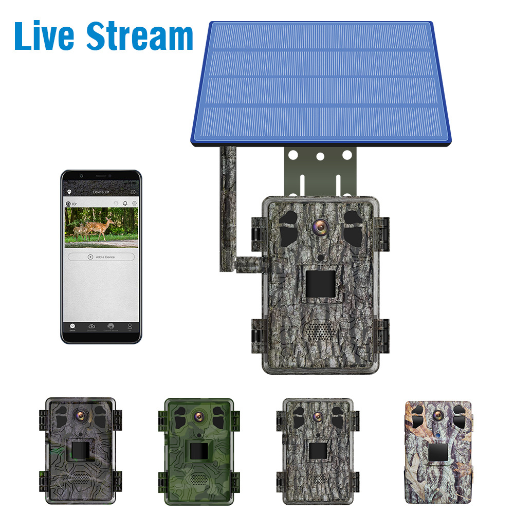 4G LTE Solar Hunting Trail Cam - Outdoor Hunting Video Camera recension och pris