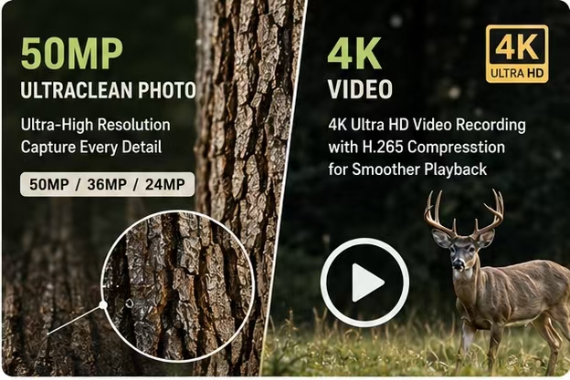 Solar Wildlife 50MP 4K Video T - Outdoor Hunting Video Camera recension och pris