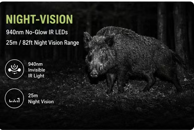 Solar Wildlife 50MP 4K Video T - Outdoor Hunting Video Camera recension och pris