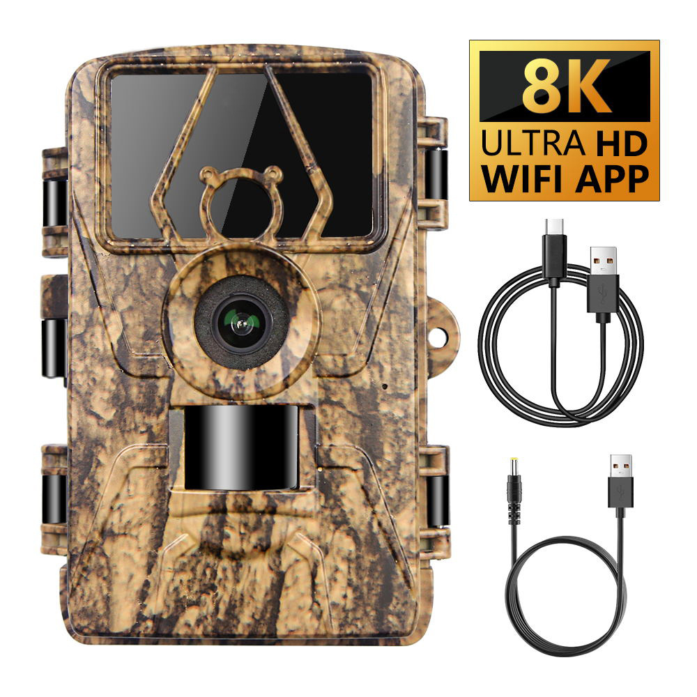 PR801W Ultra Clear 8K Video 60 - Outdoor Hunting Video Camera recension och pris