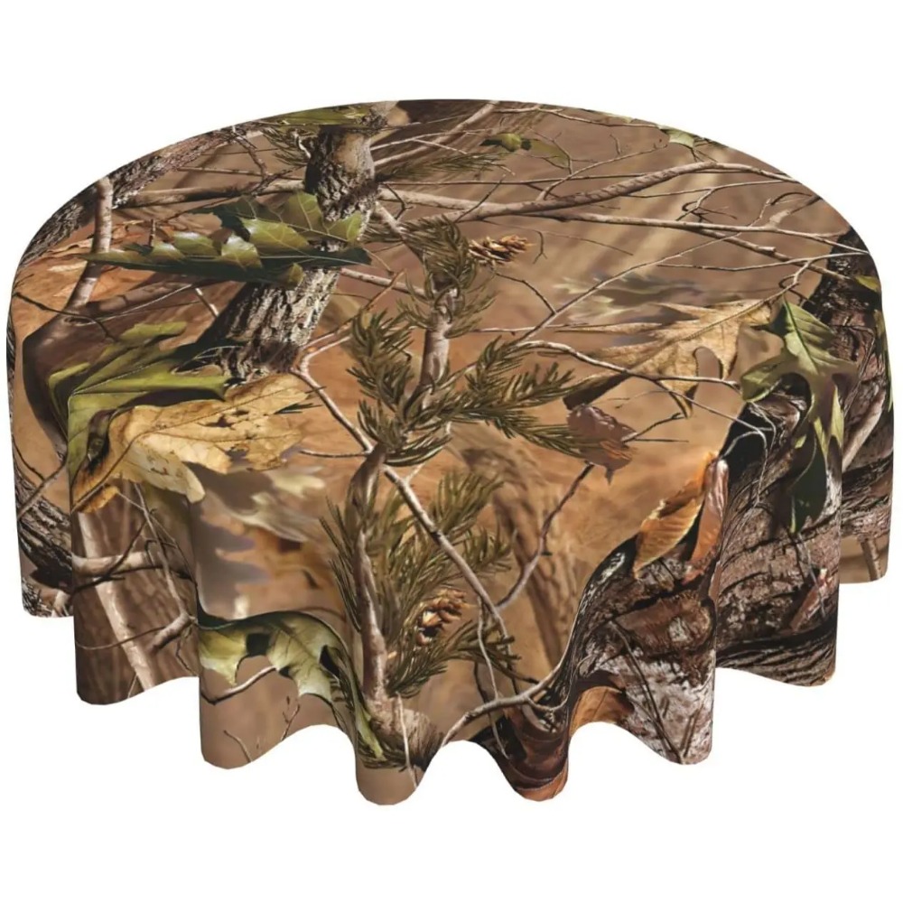 Hunting Camo Round Tablecloth  - Outdoor Hunting Table recension och pris