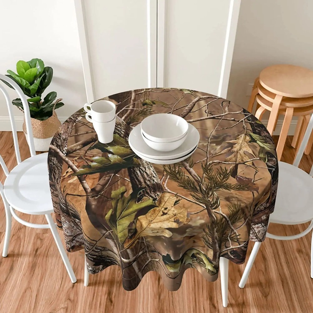 Hunting Camo Round Tablecloth  - Outdoor Hunting Table recension och pris